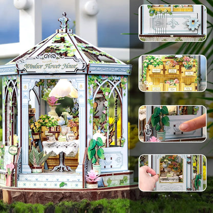 Miniature House Kit - Windsor Flower House