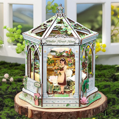 Miniature House Kit - Windsor Flower House