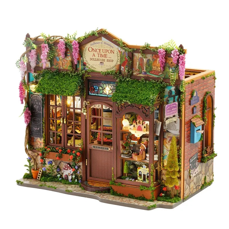 Kit de maison miniature Boutique de maison de poupée