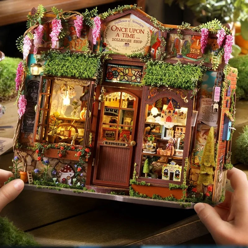 Kit de maison miniature Boutique de maison de poupée