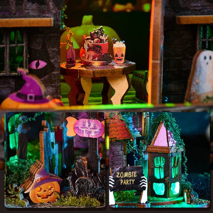 Miniature House Kit - Halloween Night