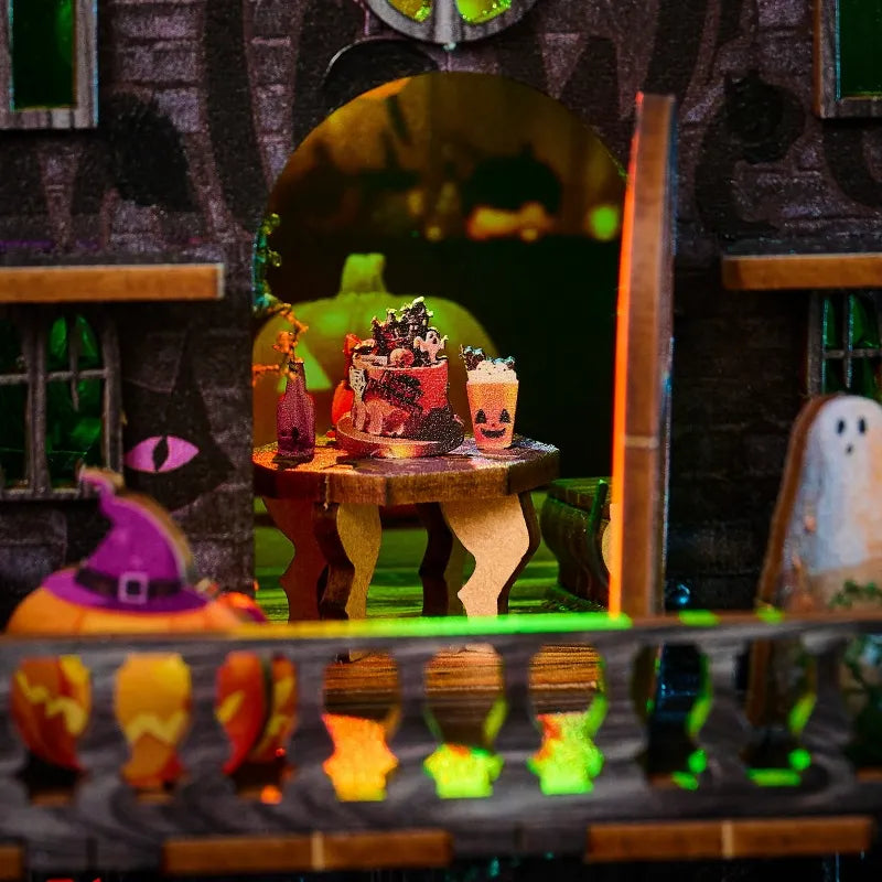 Kit de maison miniature Nuit d’Halloween