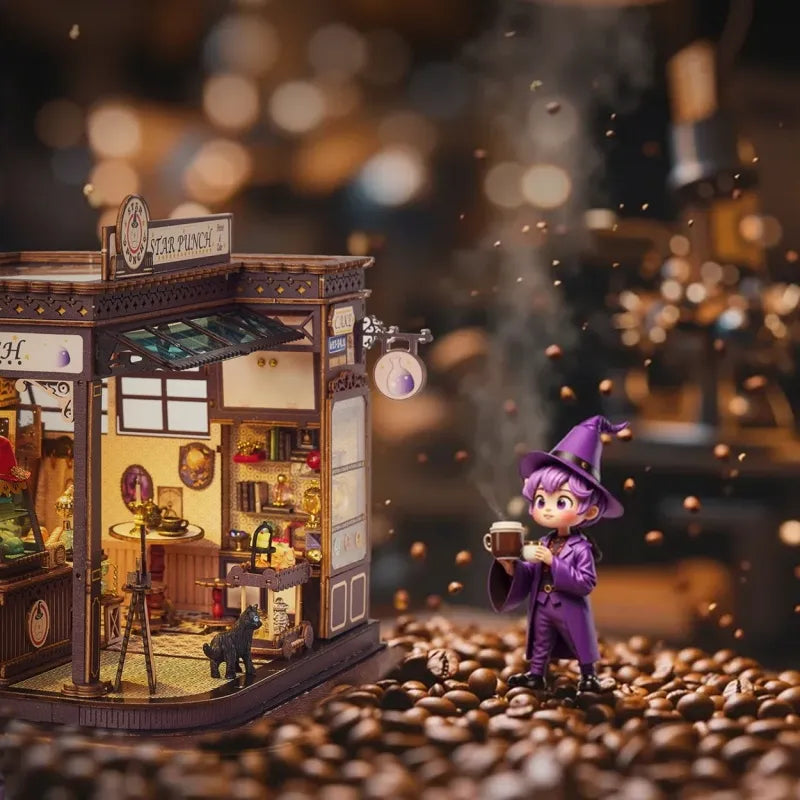 Kit de maison miniature Café magique
