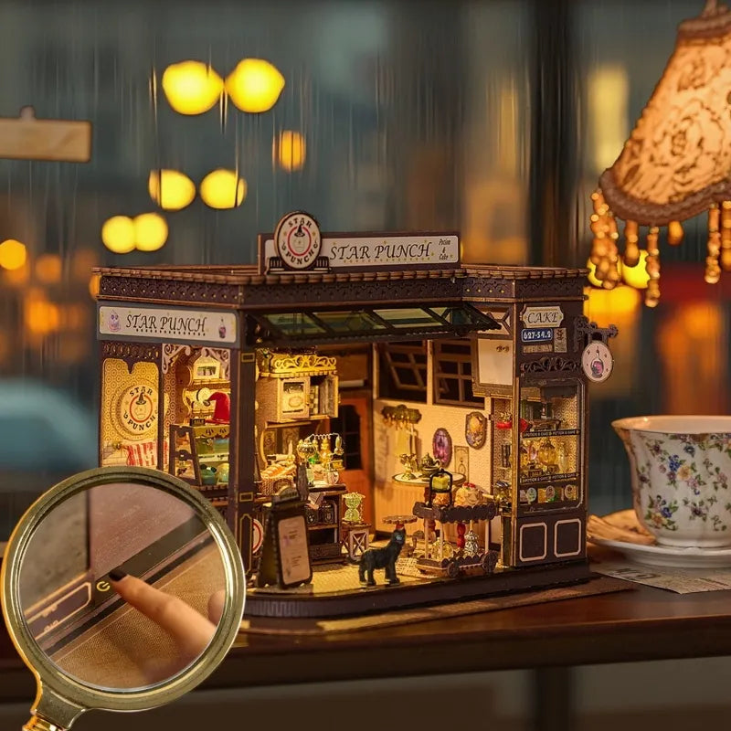Kit de maison miniature Café magique