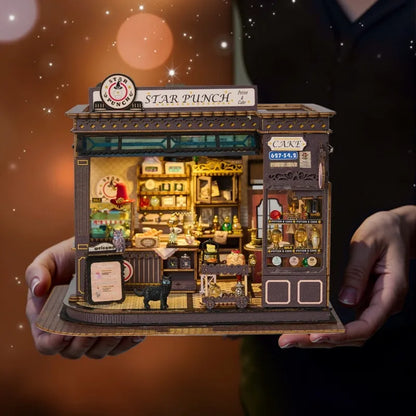 Miniature House Kit - Magic Coffee Shop
