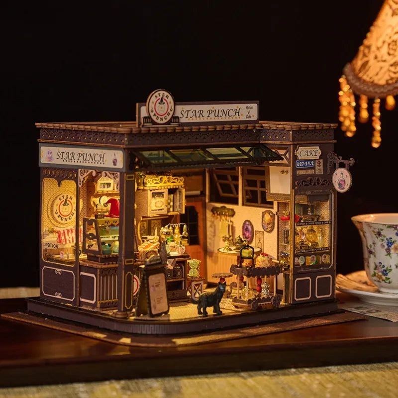 Kit de maison miniature Café magique