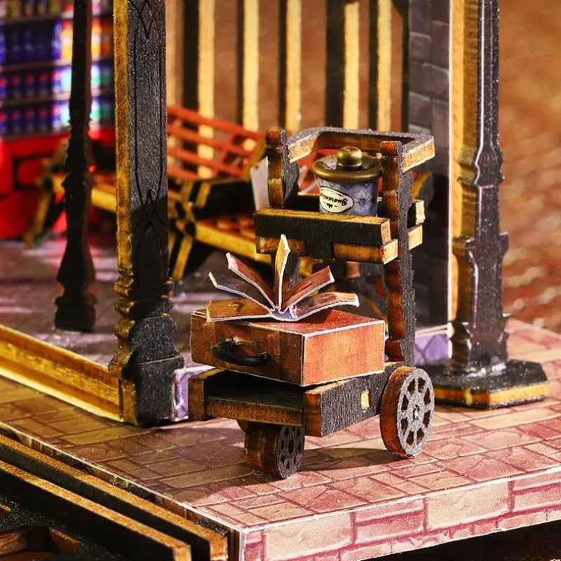 Miniature House Kit - Rail Track Secluded City