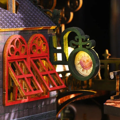 Miniature House Kit - Rail Track Secluded City