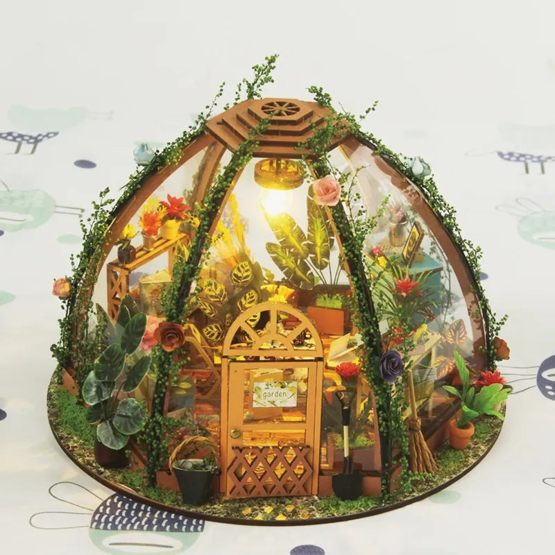 Starry Sky Flower House | Miniatuurhuisbouwpakket