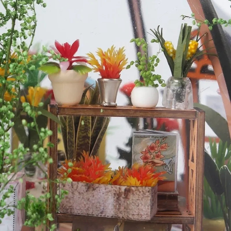 Starry Sky Flower House | Miniatuurhuisbouwpakket