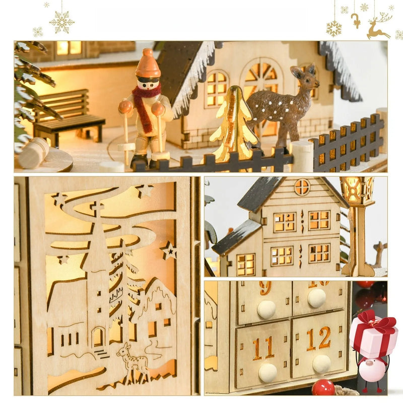 Calendrier de l'Avent Village de Noël