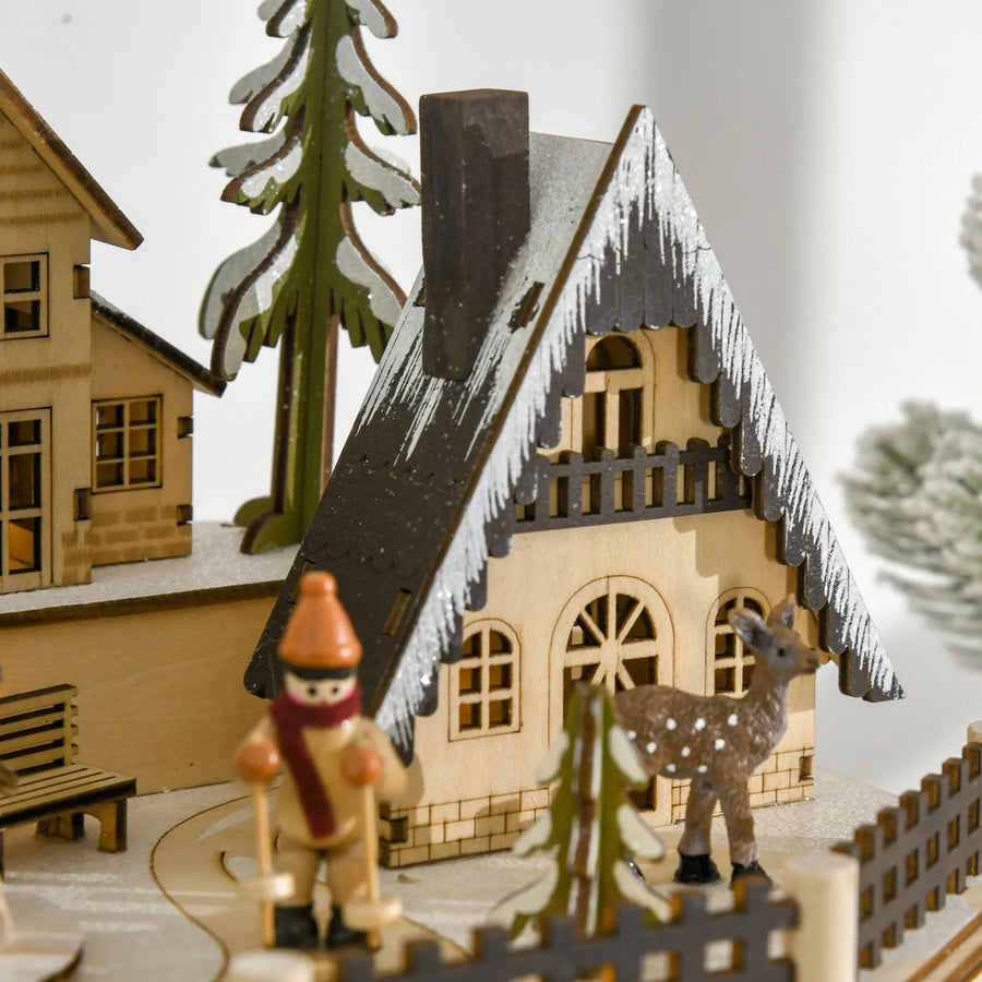 A Christmas village with a daily surprise