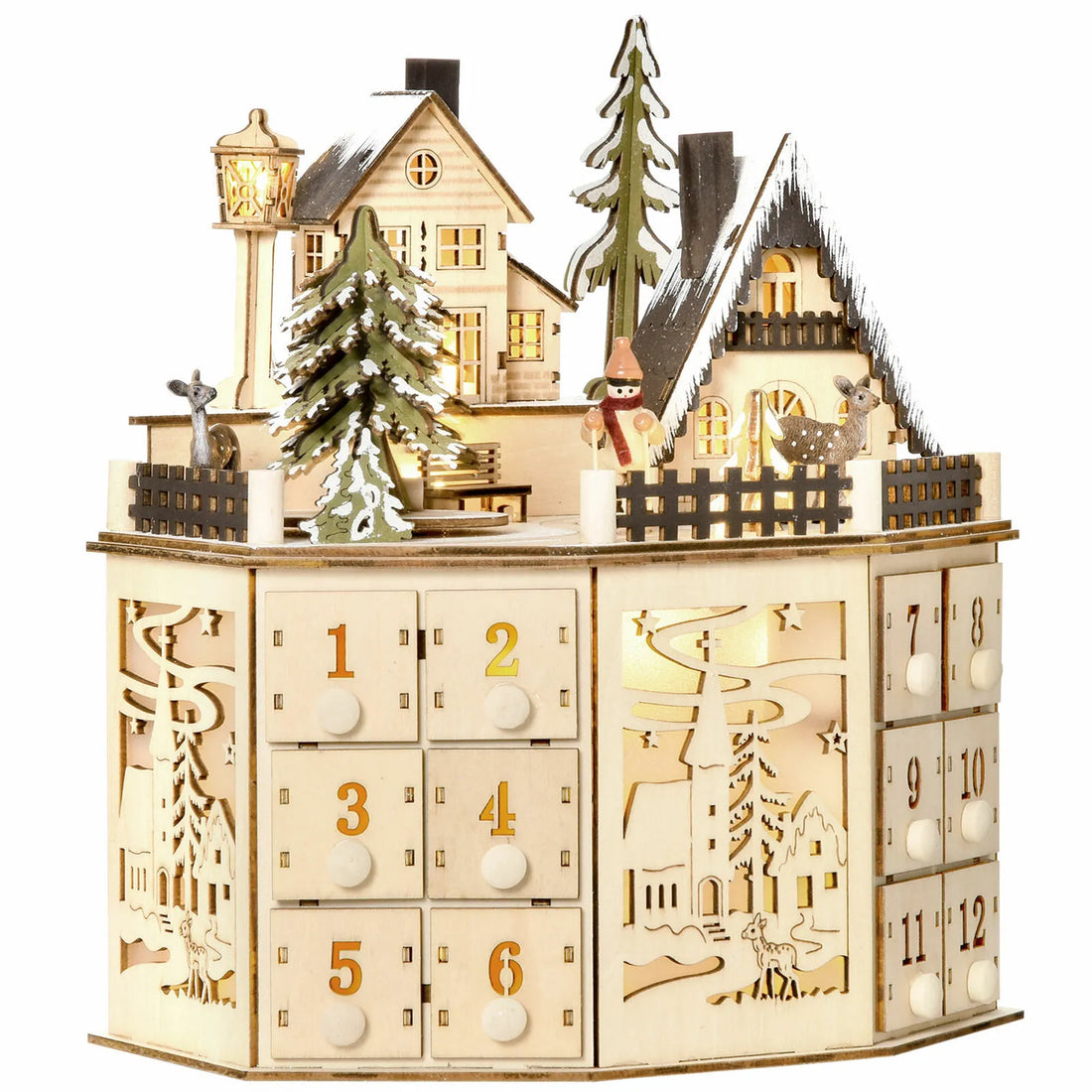 Calendrier de l'Avent Village de Noël
