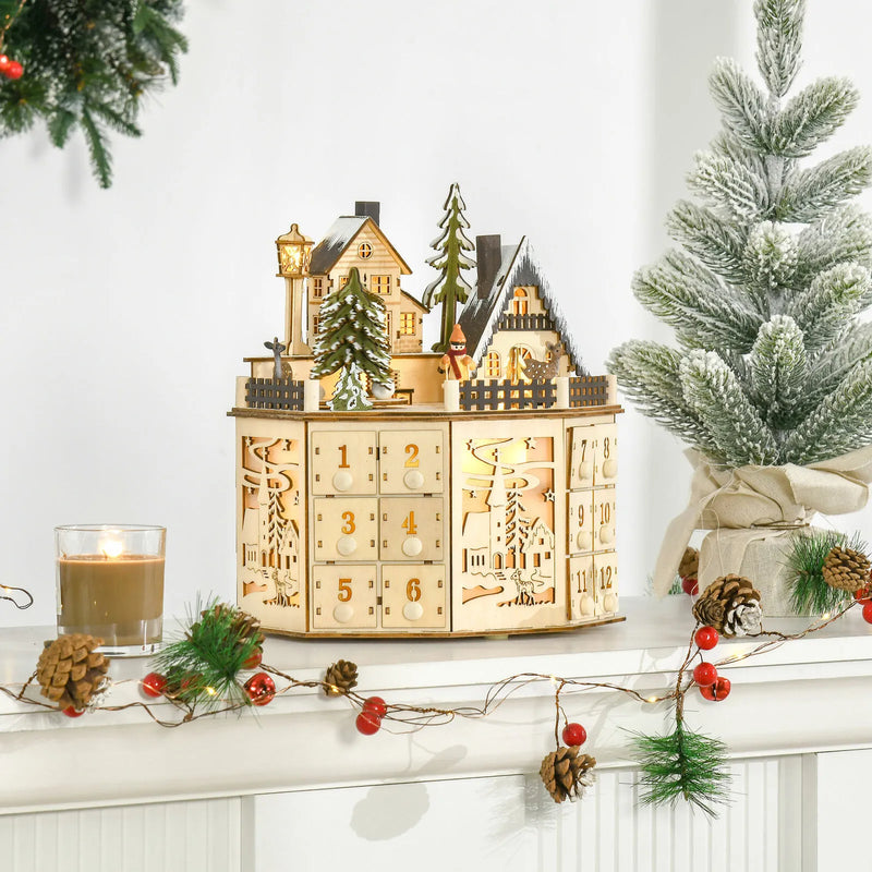 Calendrier de l'Avent Village de Noël