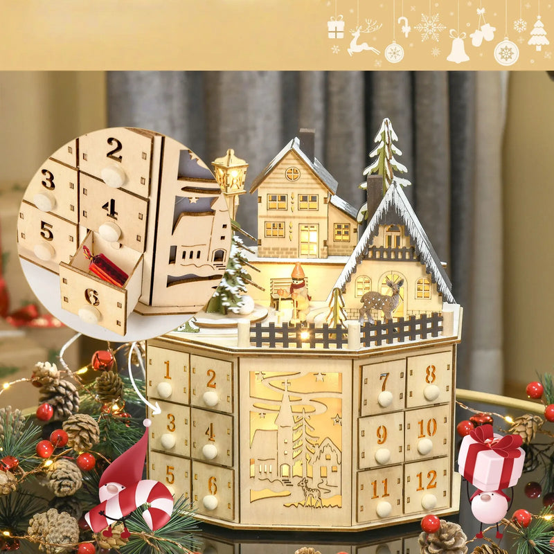 Calendrier de l'Avent Village de Noël